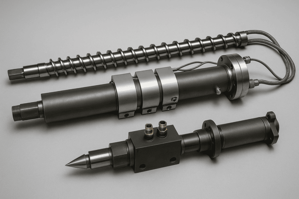 Injection Units: Screw Design, Barrel Heating, and Nozzles