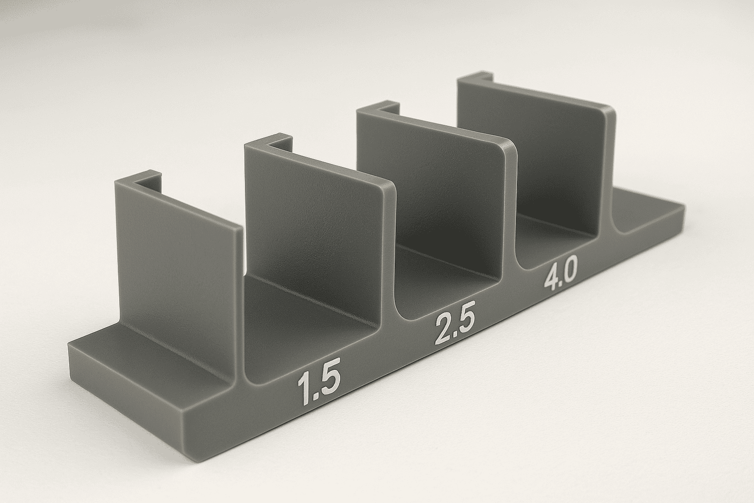Wall thickness guidelines for plastic parts