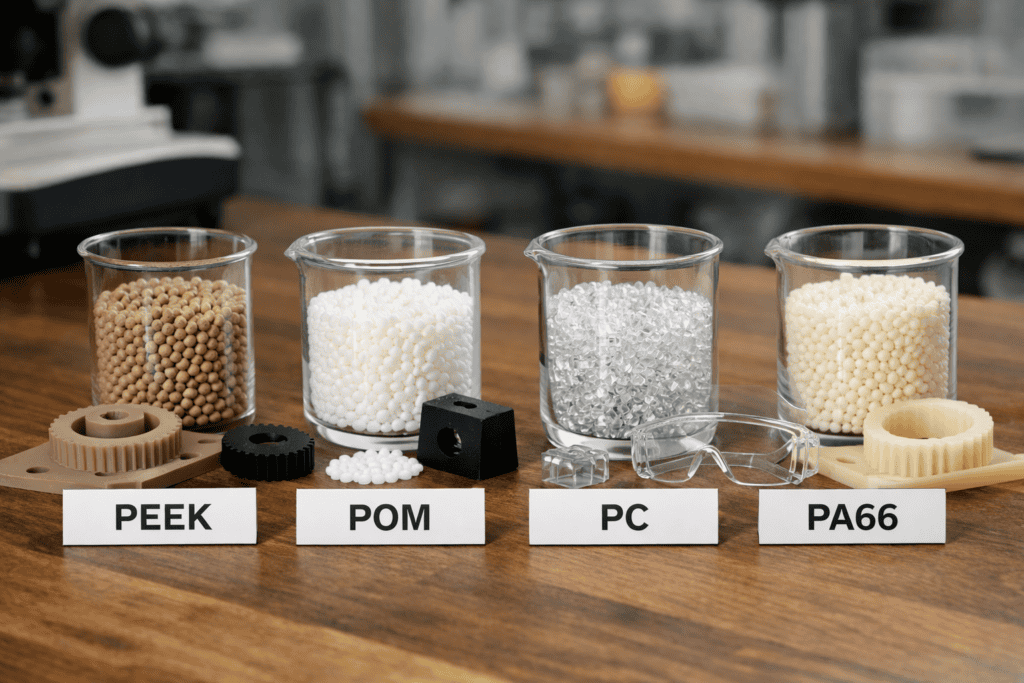 Engineering plastics explained PEEK, POM, PC, PA66