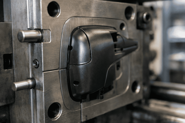 Parting lines in injection moulding
