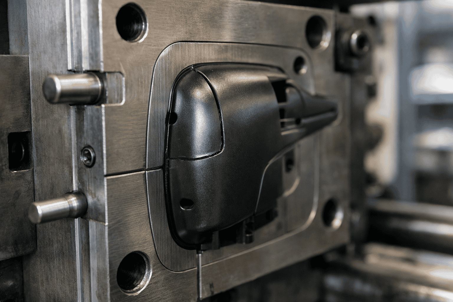 Parting lines in injection moulding