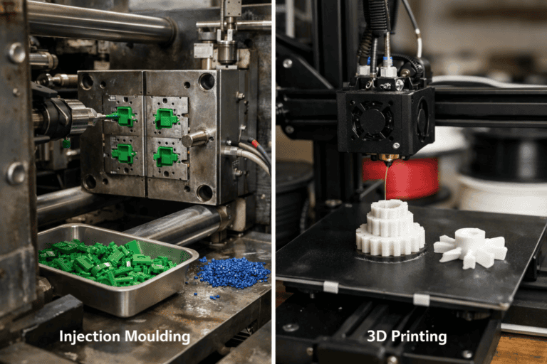 Injection Moulding vs 3D Printing